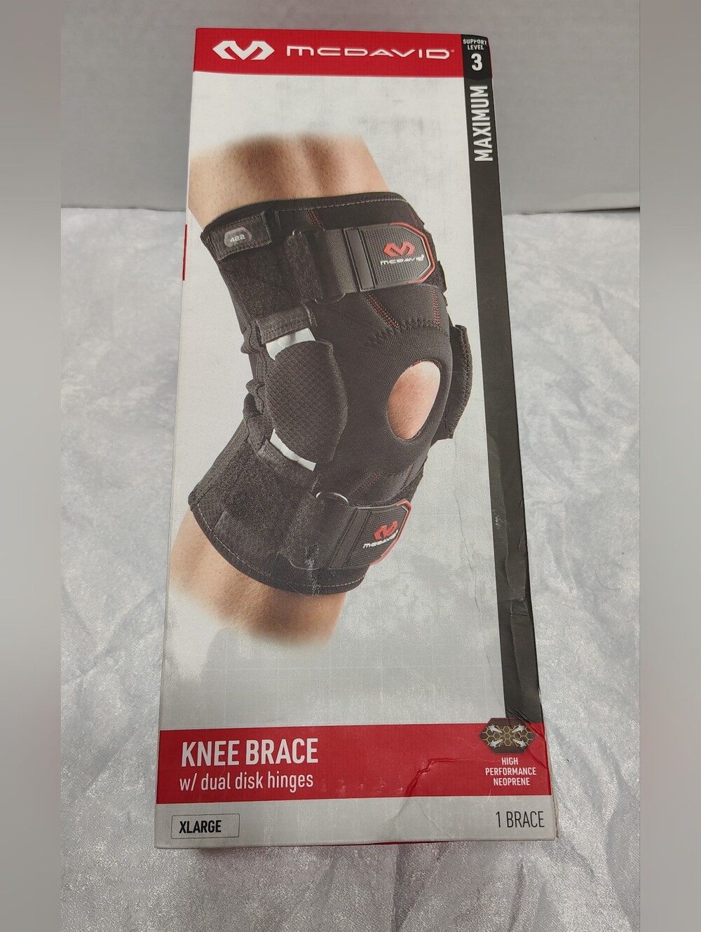 Macdavid 422 Dual Disk Hinged Knee Brace - XL